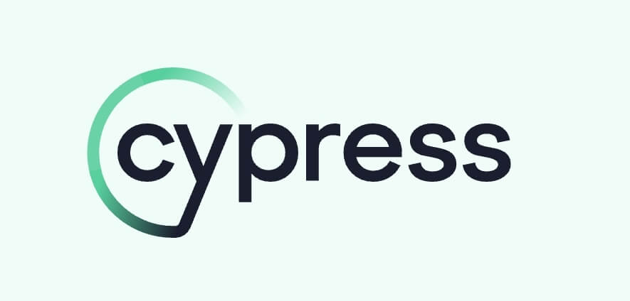 The logo of Cypress.