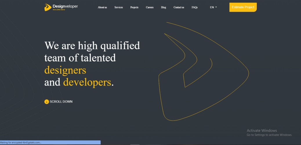 Designveloper website